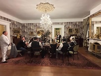 Dinning table accommodated 16