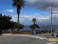 Looking our our front door.