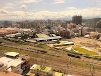 窗外視野可看到火車行駛