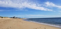 View from the Parker River National Wildlife Refuge, Area #1 looking toward the town public beach