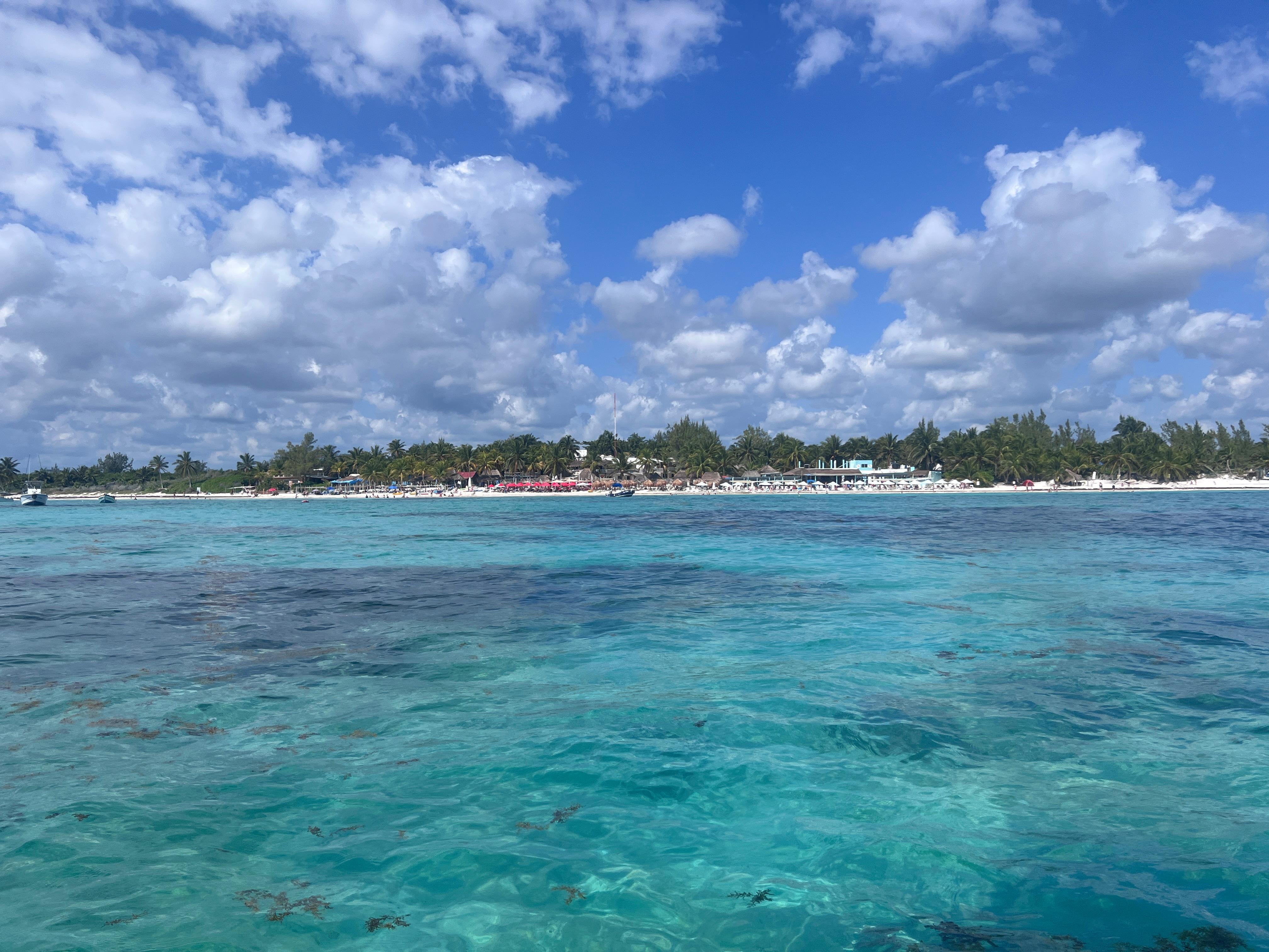 Out on the catamaran