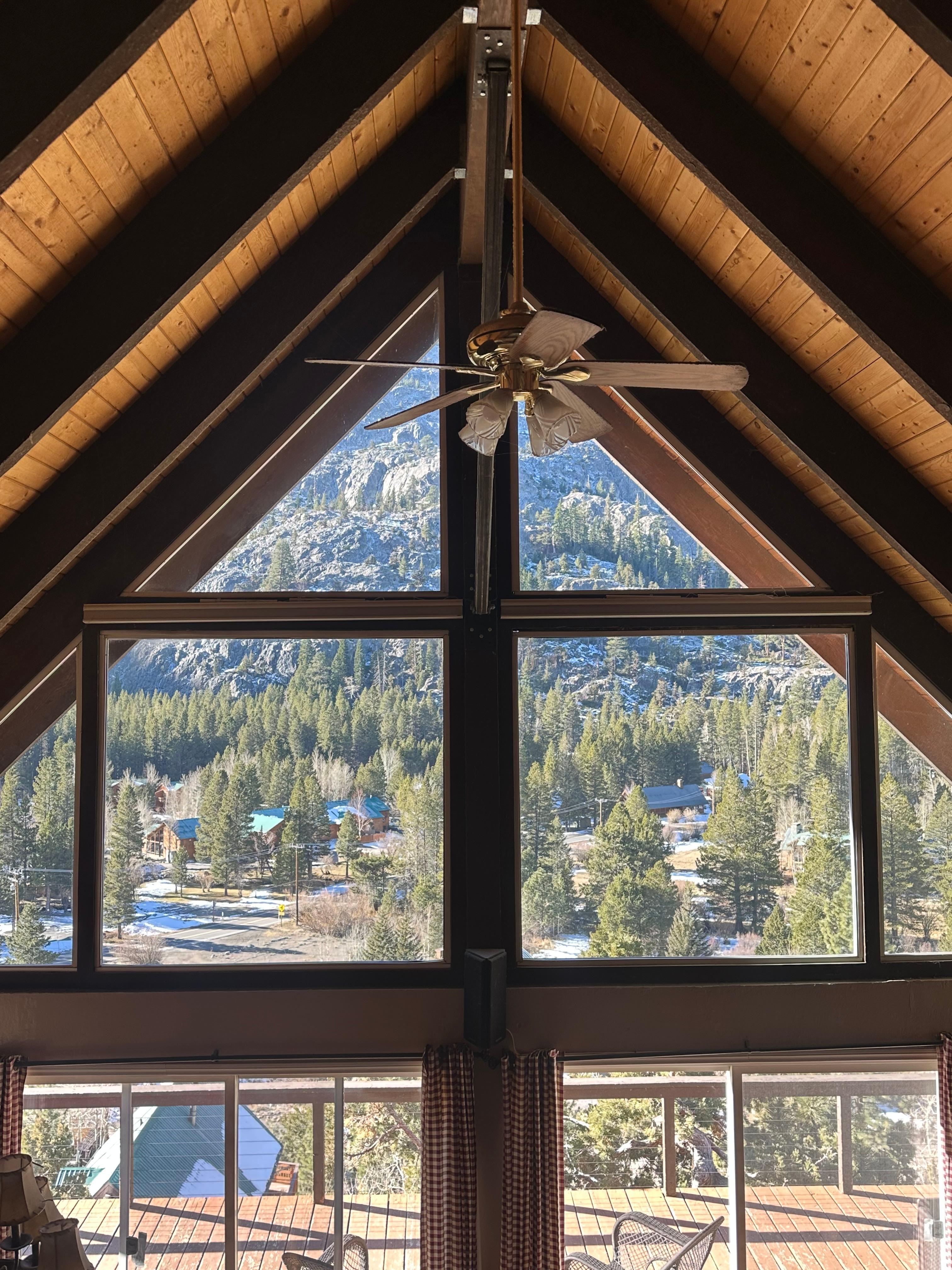 View from master bedroom 