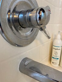 Showers and tubs need attention.