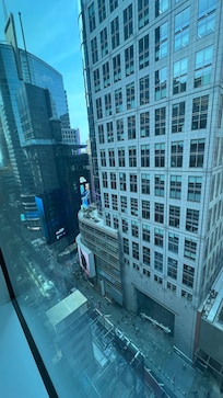 One Times Square from our room.