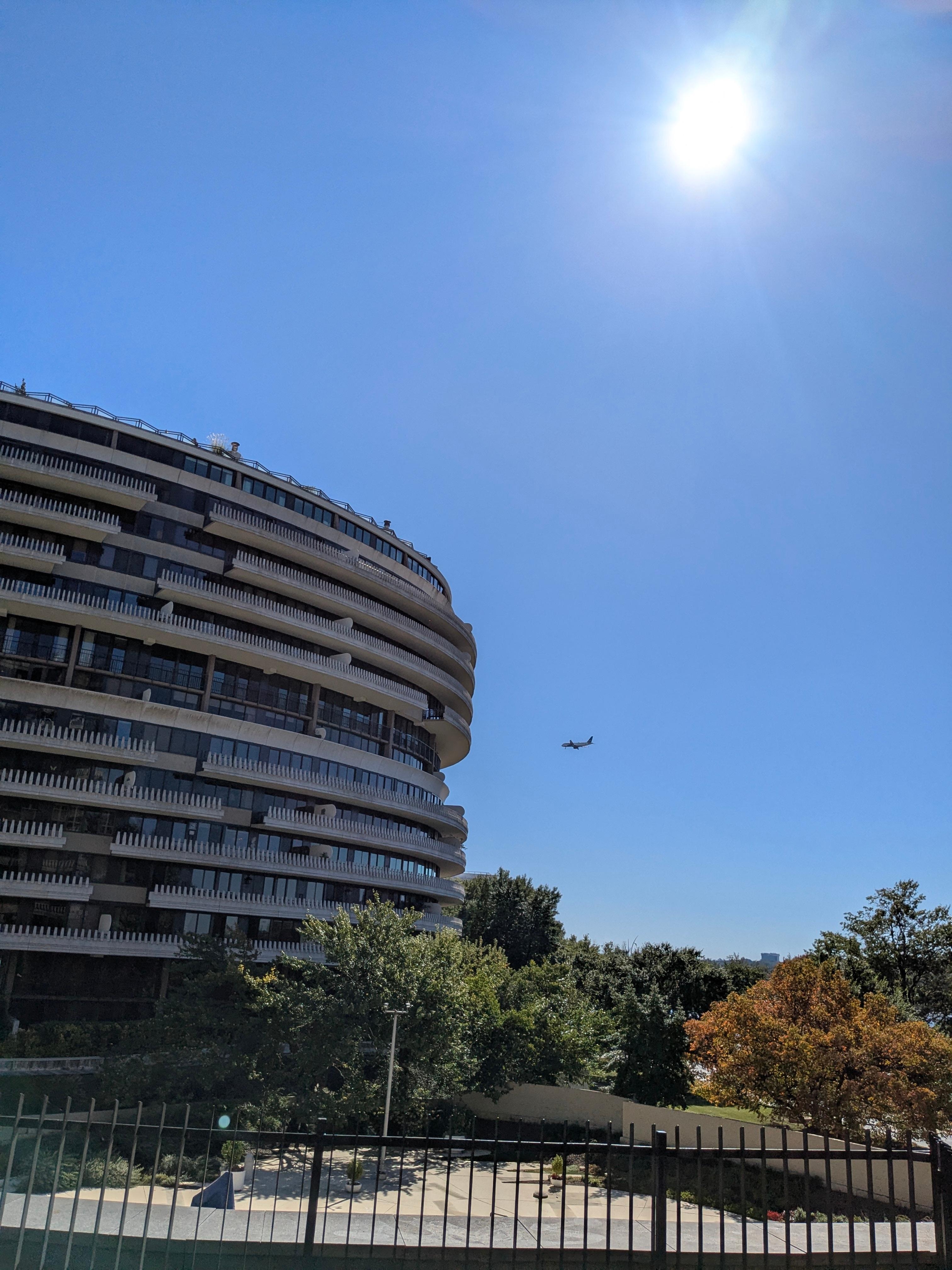 Our patio/Main Hotel.. faces South.. so SUN ALL DAY..!!