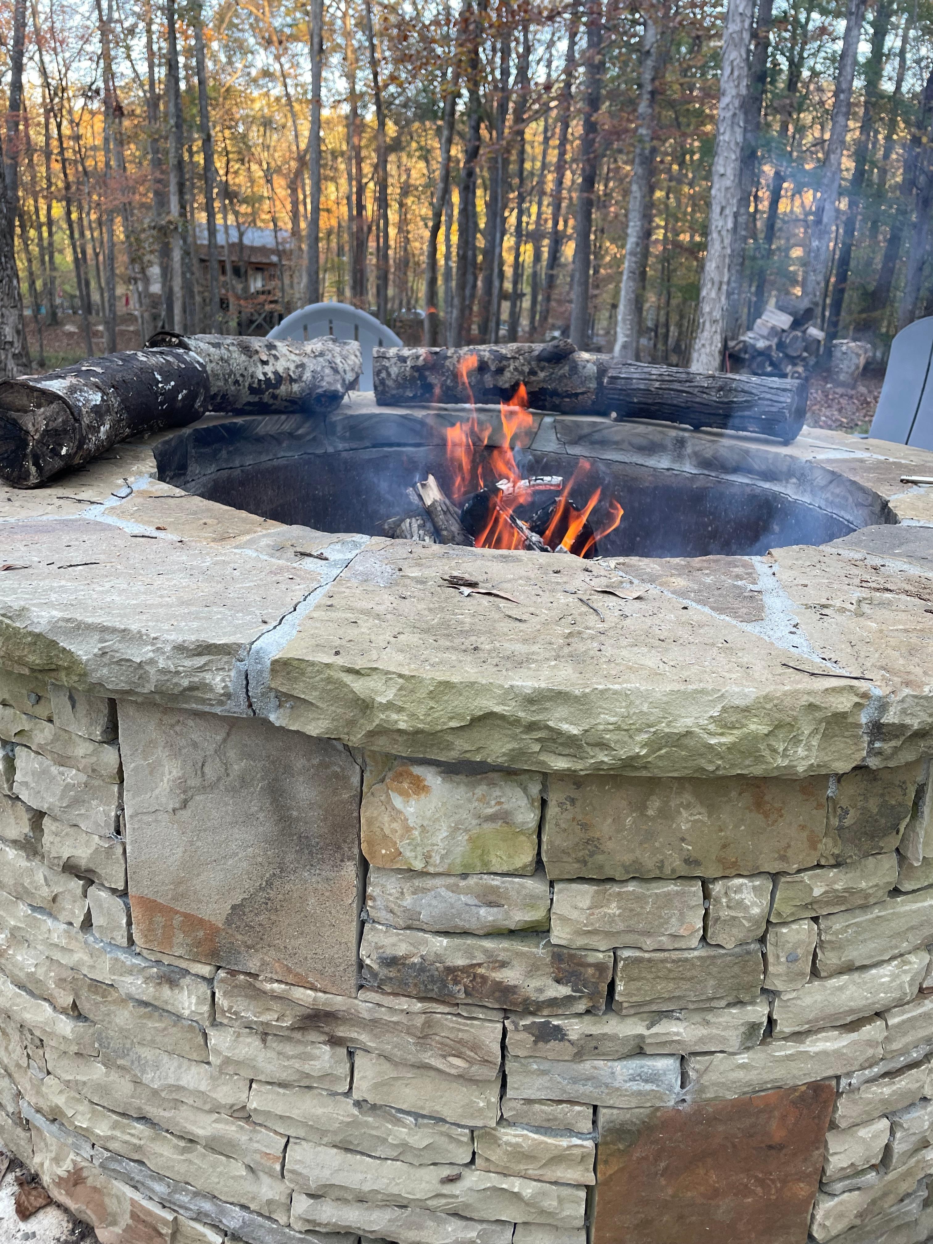 The fire pit area was super nice! We enjoyed mornings and evenings there. 