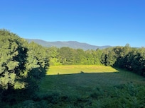 View from the private back deck.