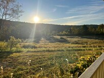 Early morning sunrise and crisp fall air