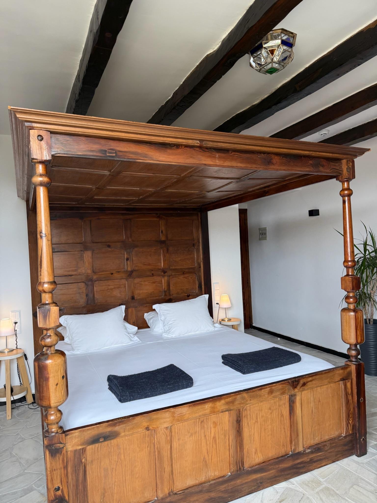 Our room located in the tower. The views from the window were amazing. 