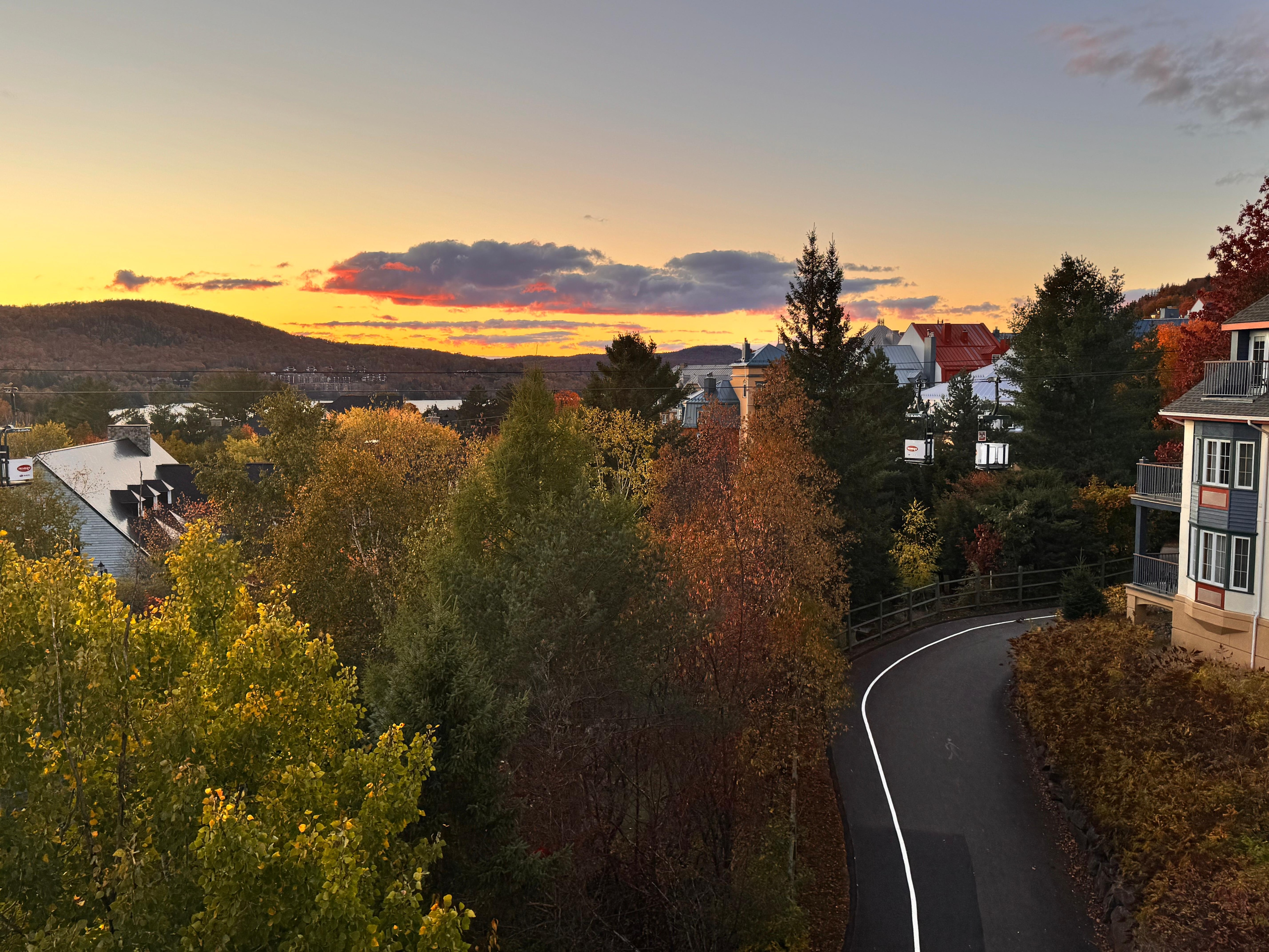 View from the balcony 