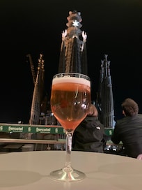 ルーフトップバーからのサグラダファミリア