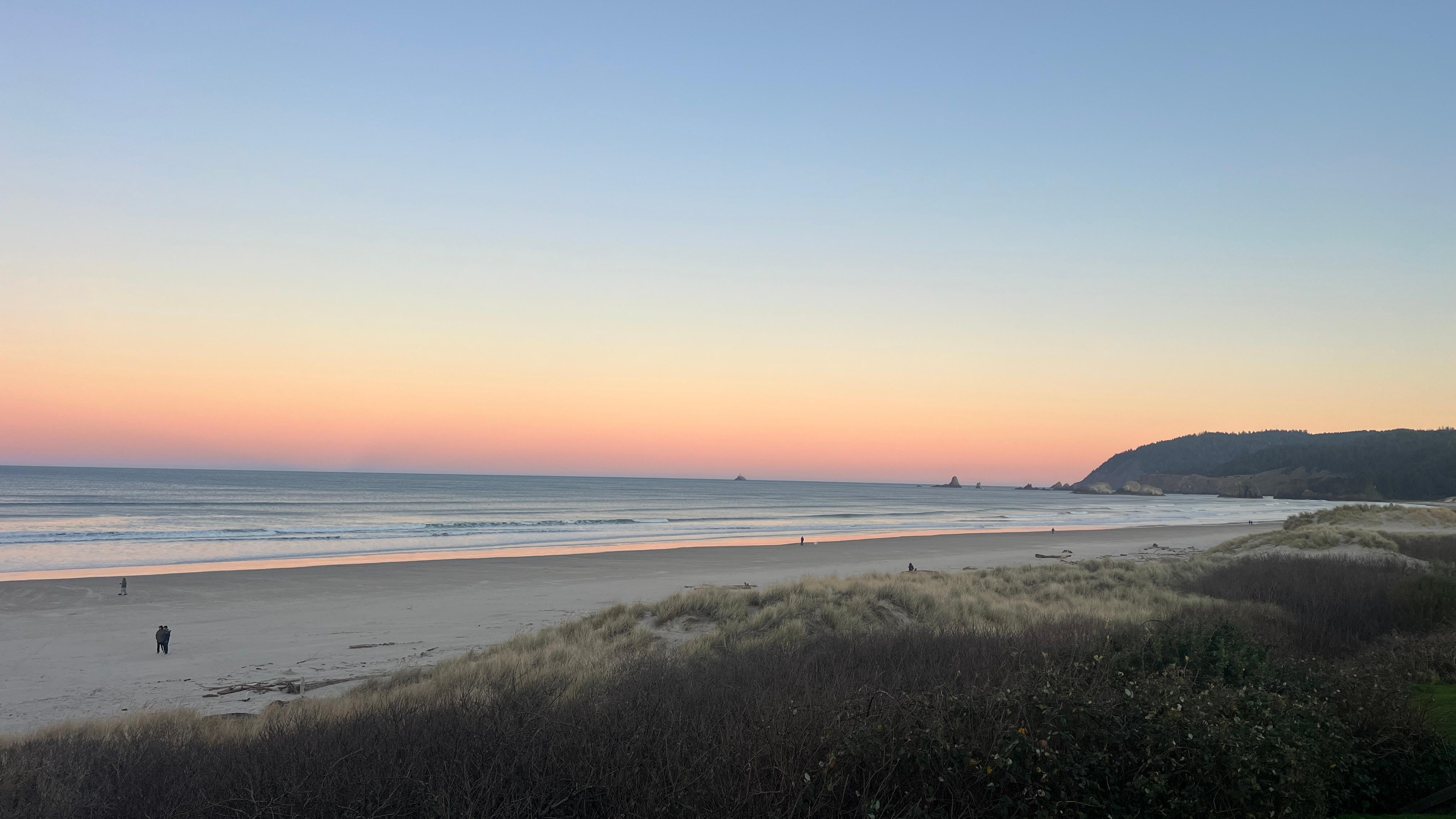 View from the balcony. 