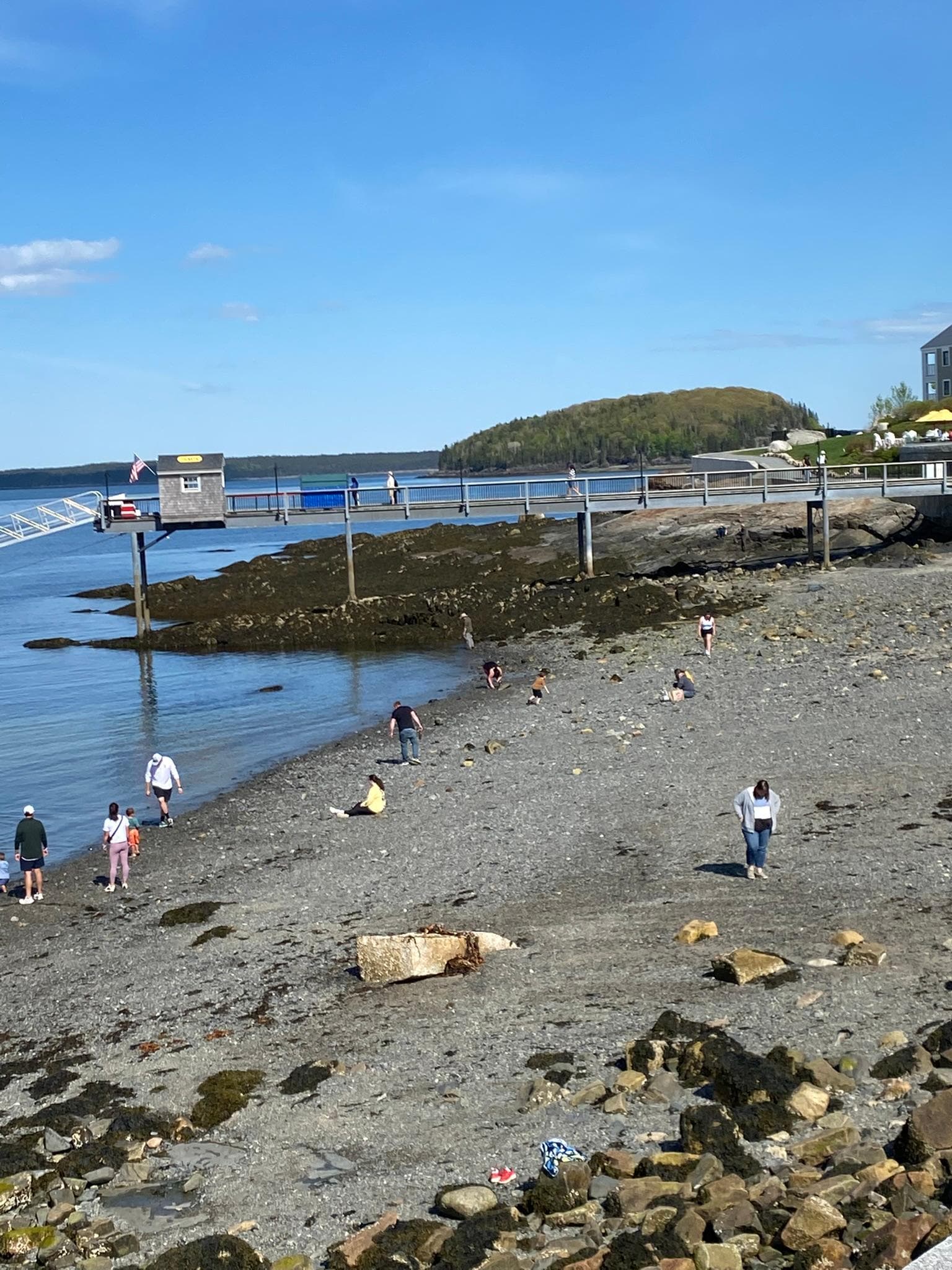 A view along the shore walk.
