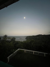 Moon at dusk overlooking Hodges Bay