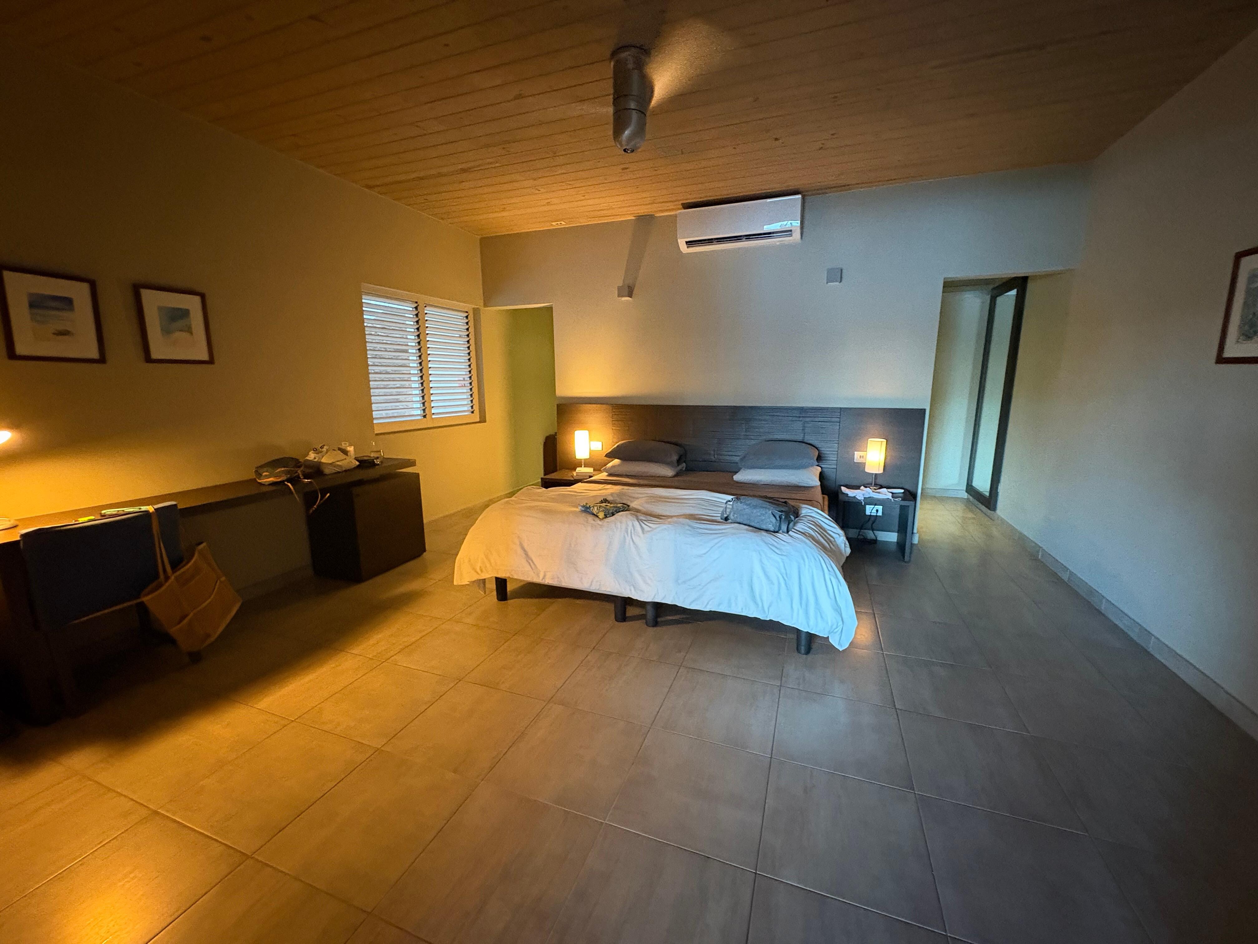 Bedroom area, cool and plenty of space 