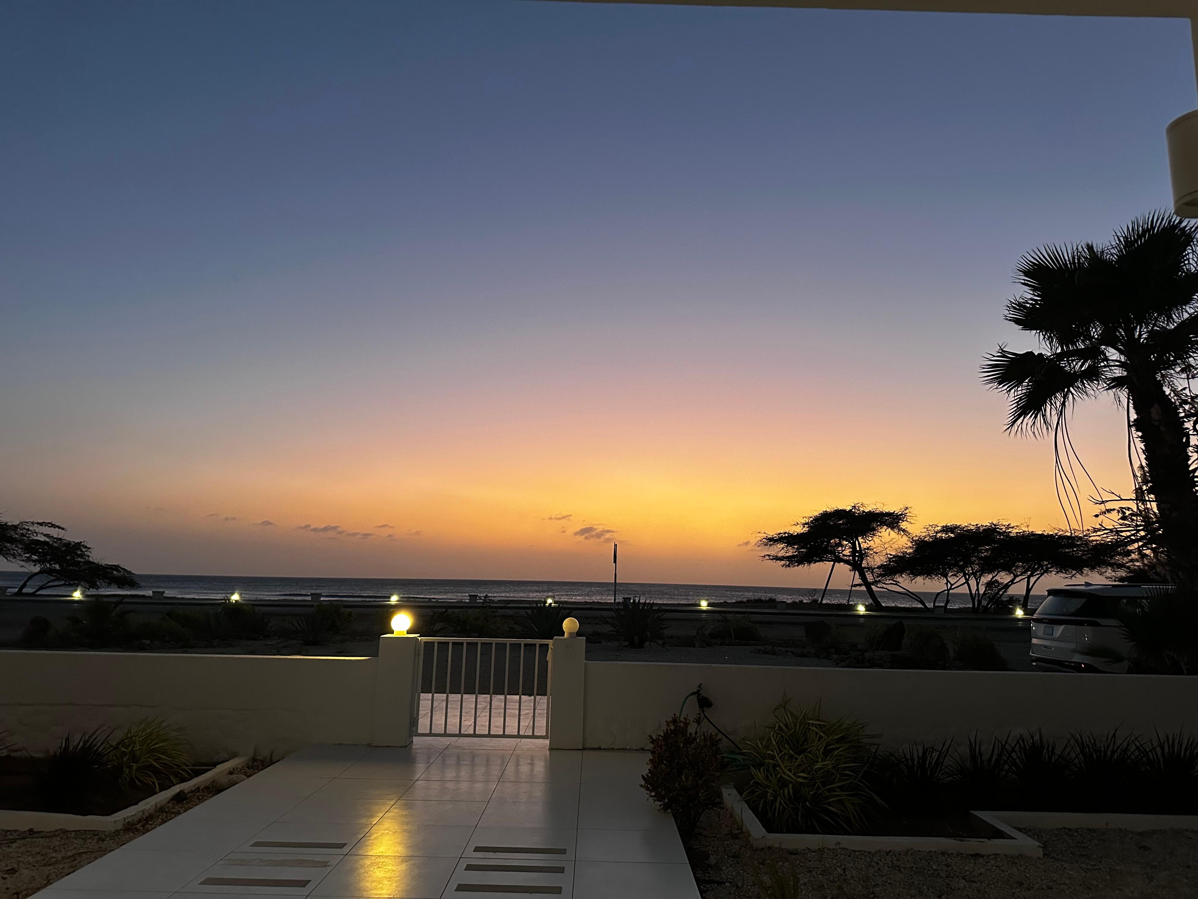 Sunset - front porch