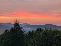 Sunset from the deck.