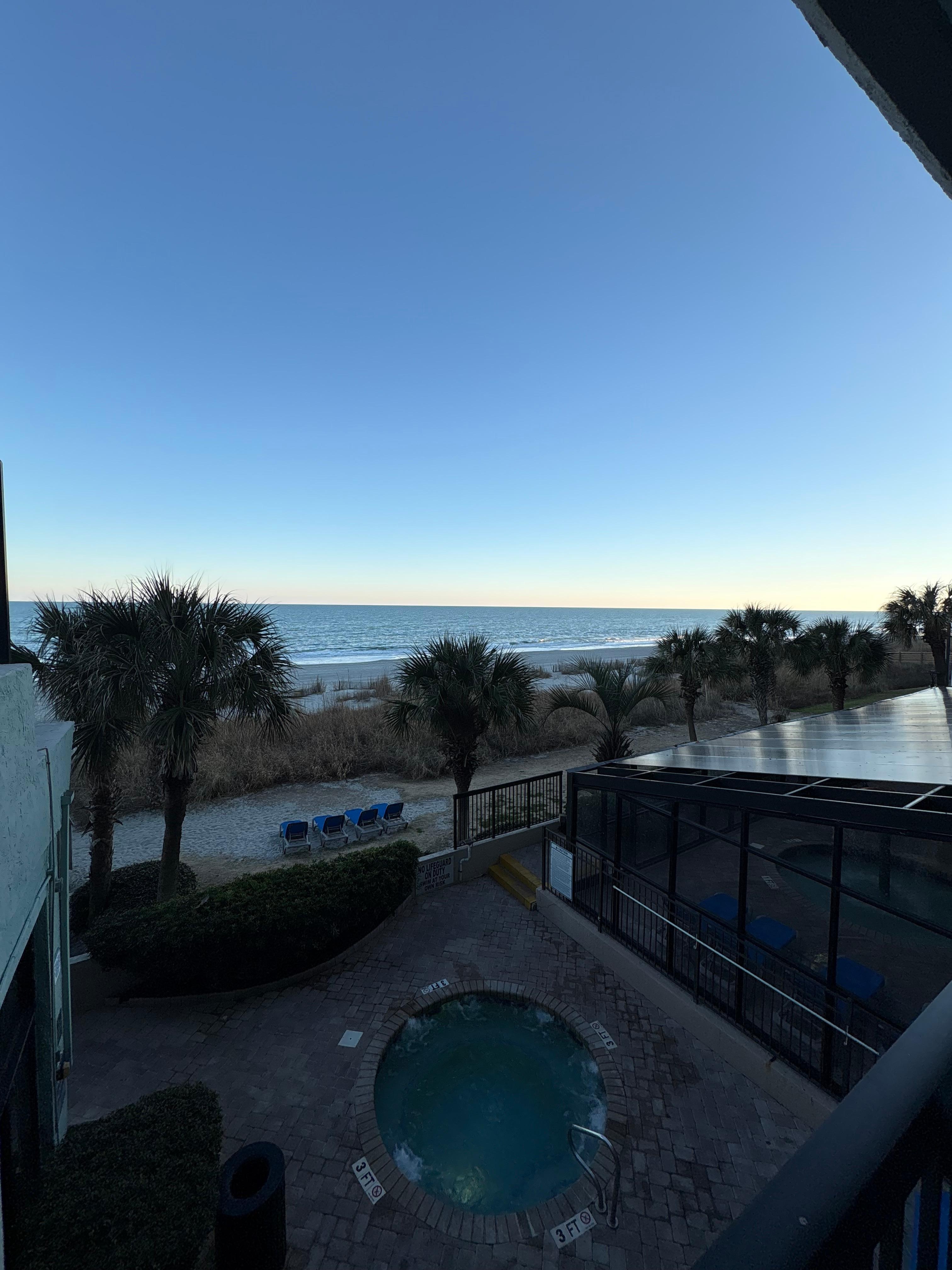 View from the balcony