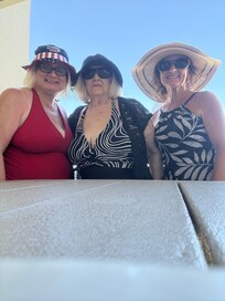 Mom’s first trip to the beach with both her girls in over 40 years! Lots of laughter and love!