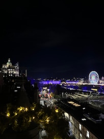 Excellent views from the champagne bar