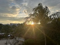 View from our balcony.