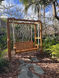 Cute swing near the gym
