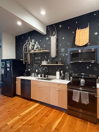 Well stocked kitchen