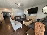 Beautifully furnished and decorated living room/entrance