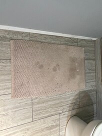Bath mat in master bath