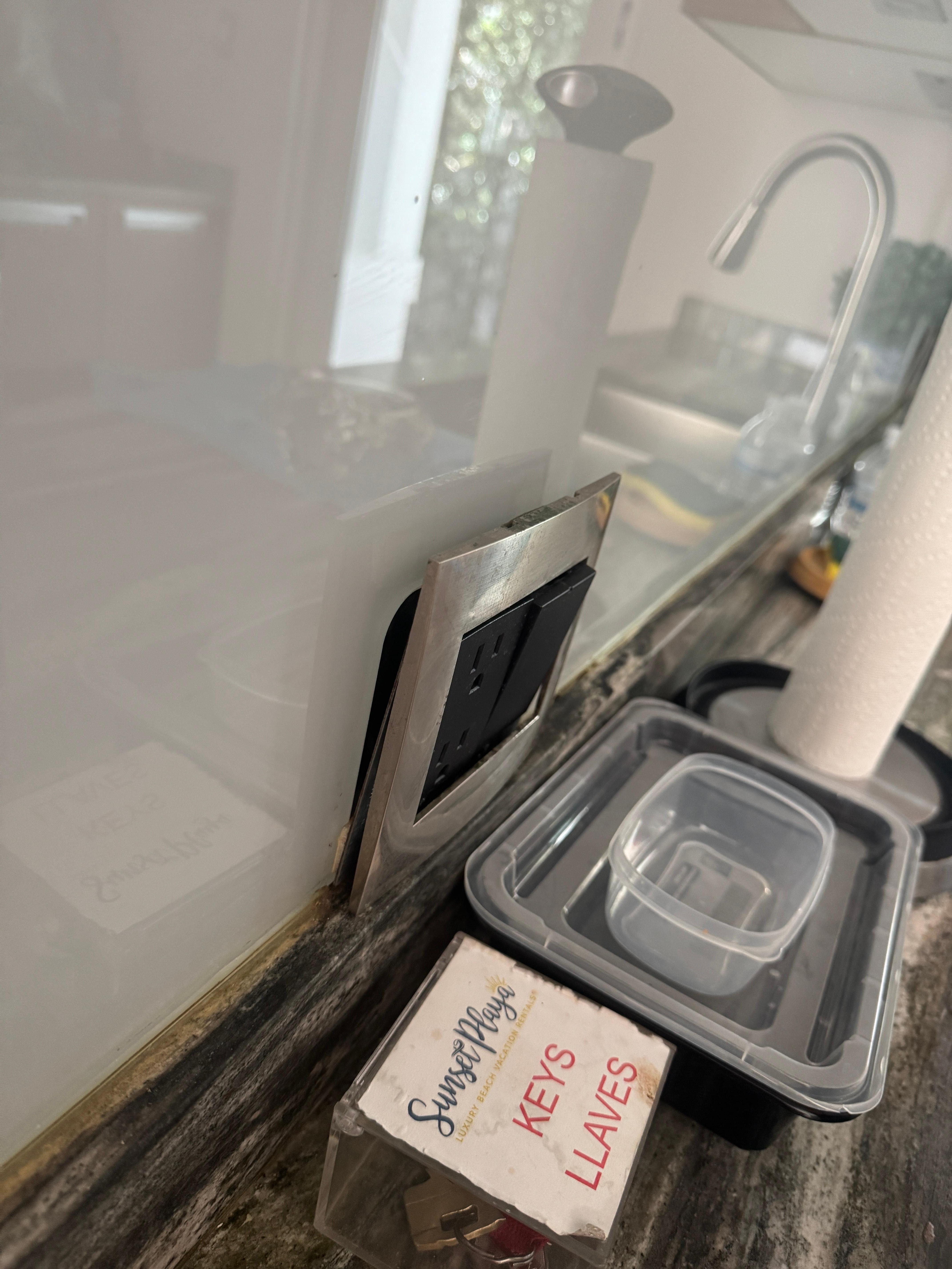 Light switch was coming out of wall