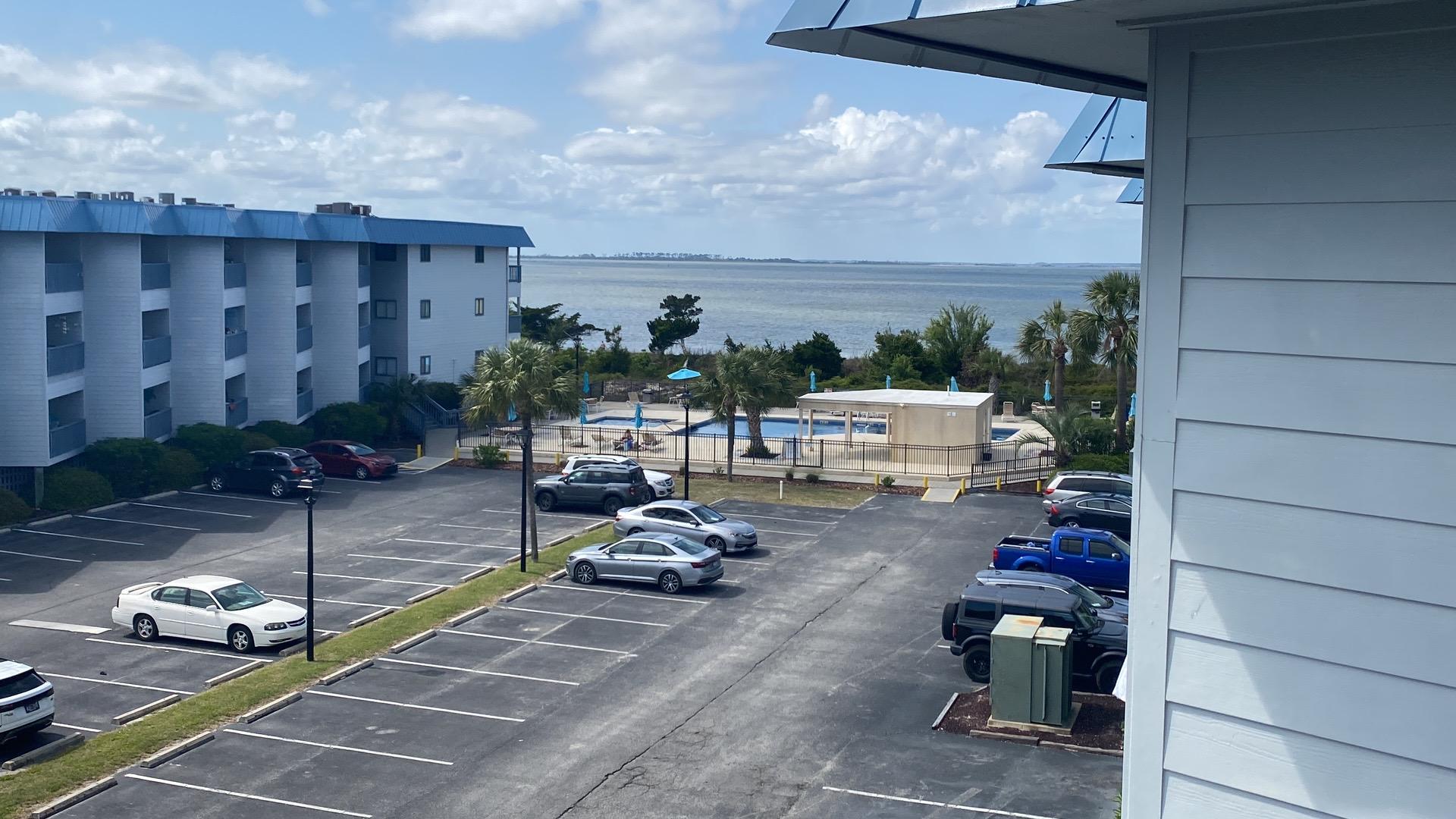 The lovely view from the condo.
