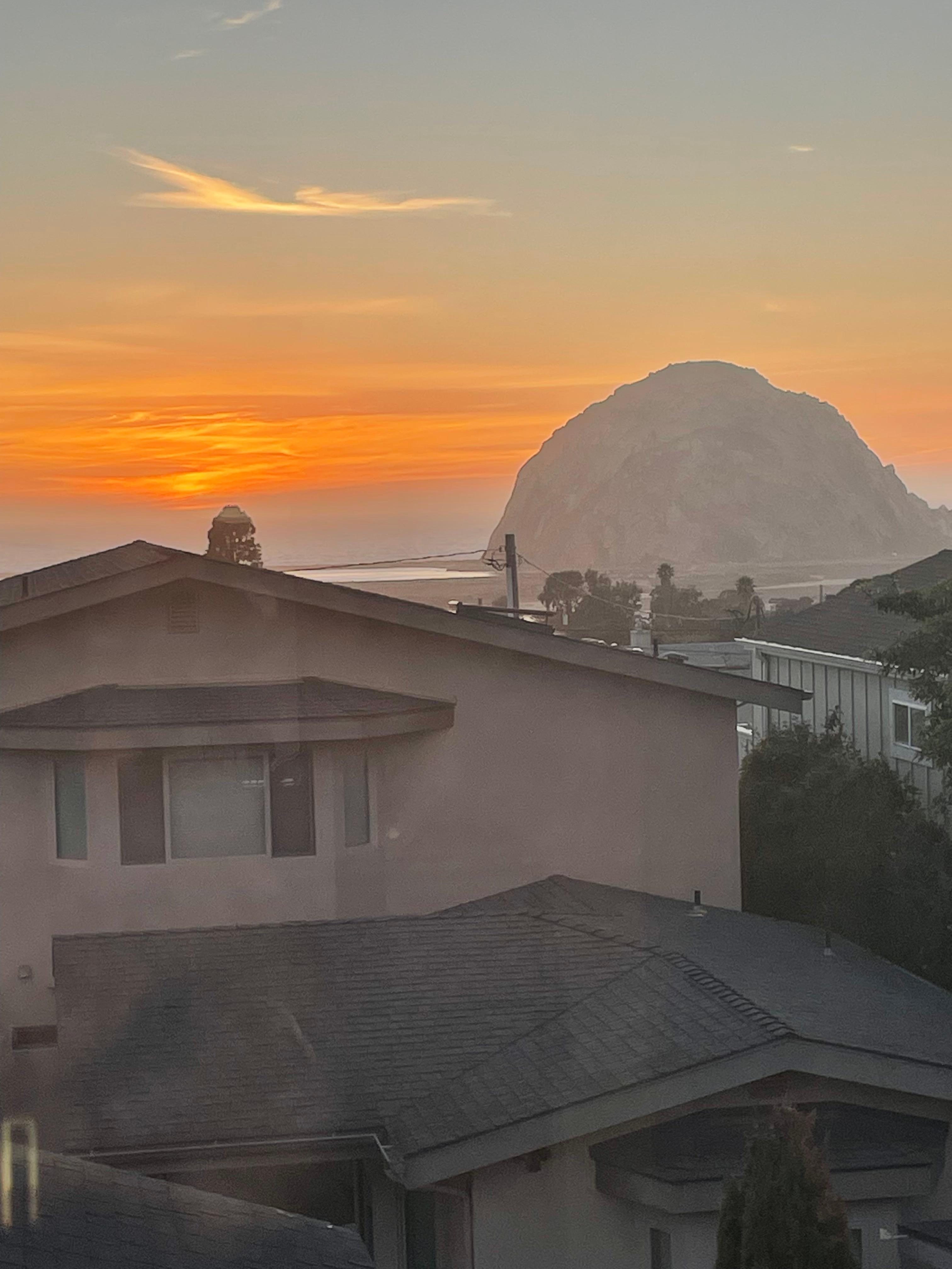 View from upstairs bedroom 