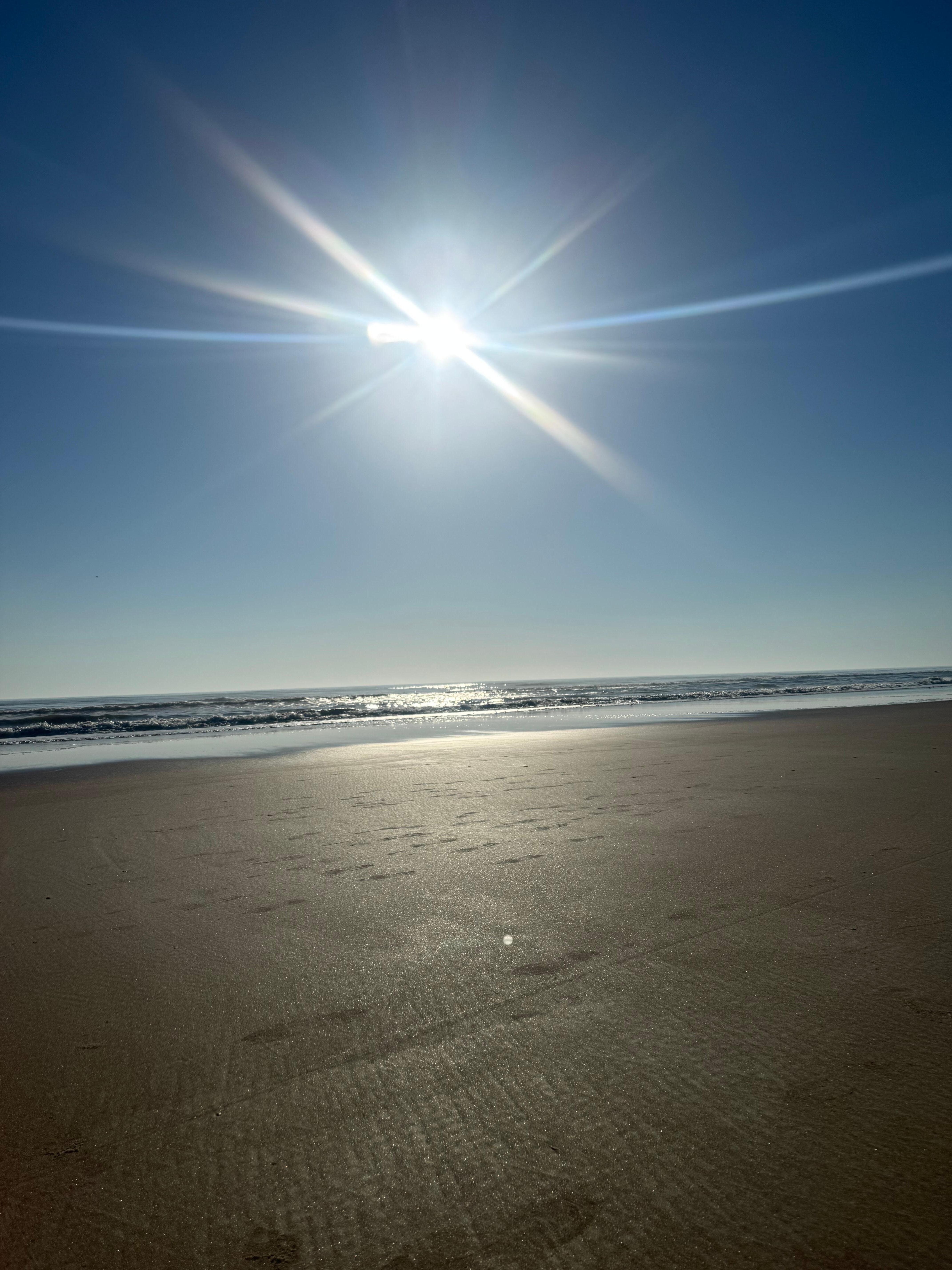 Early morning beach time 