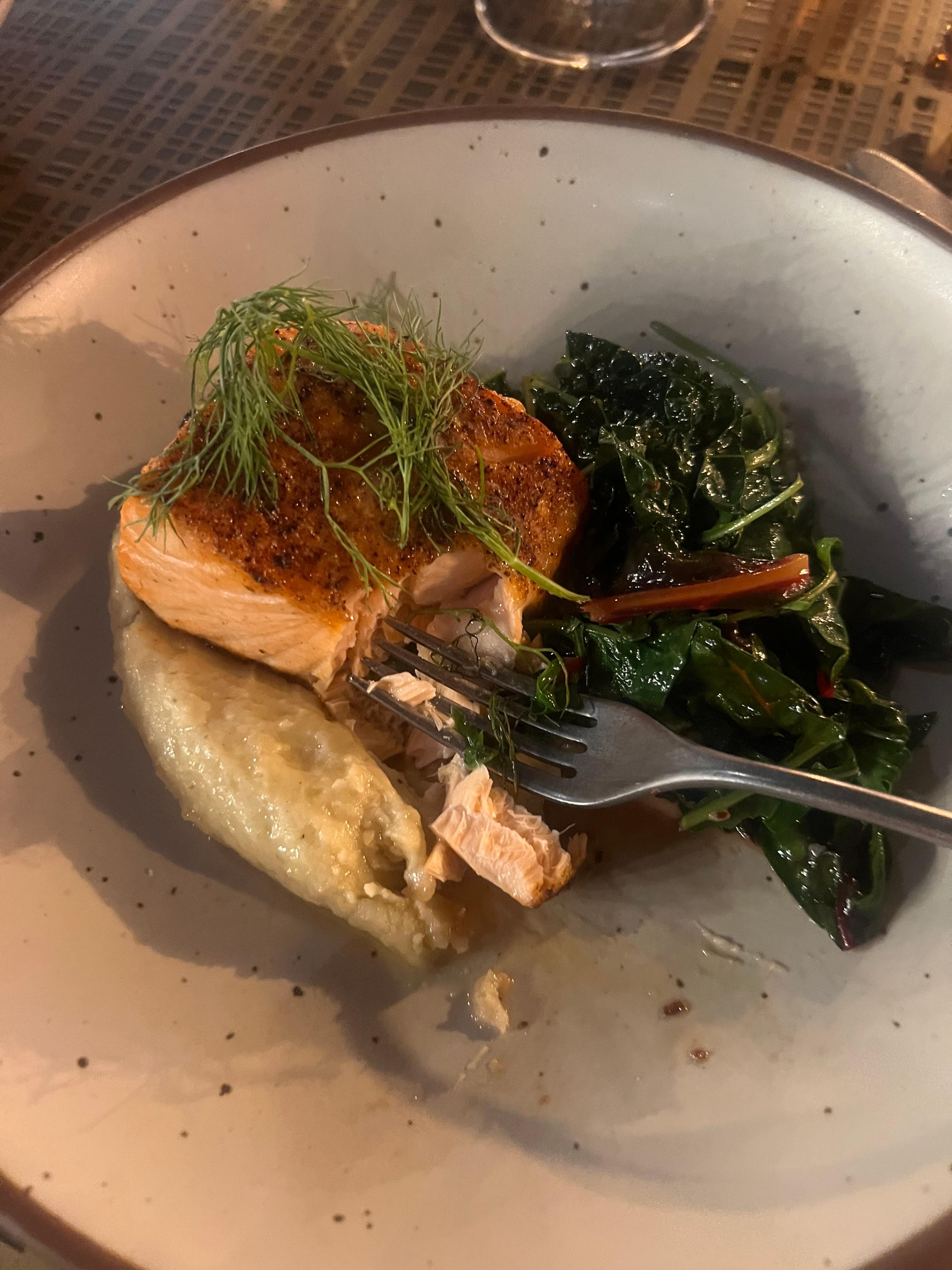 From the dinner menu