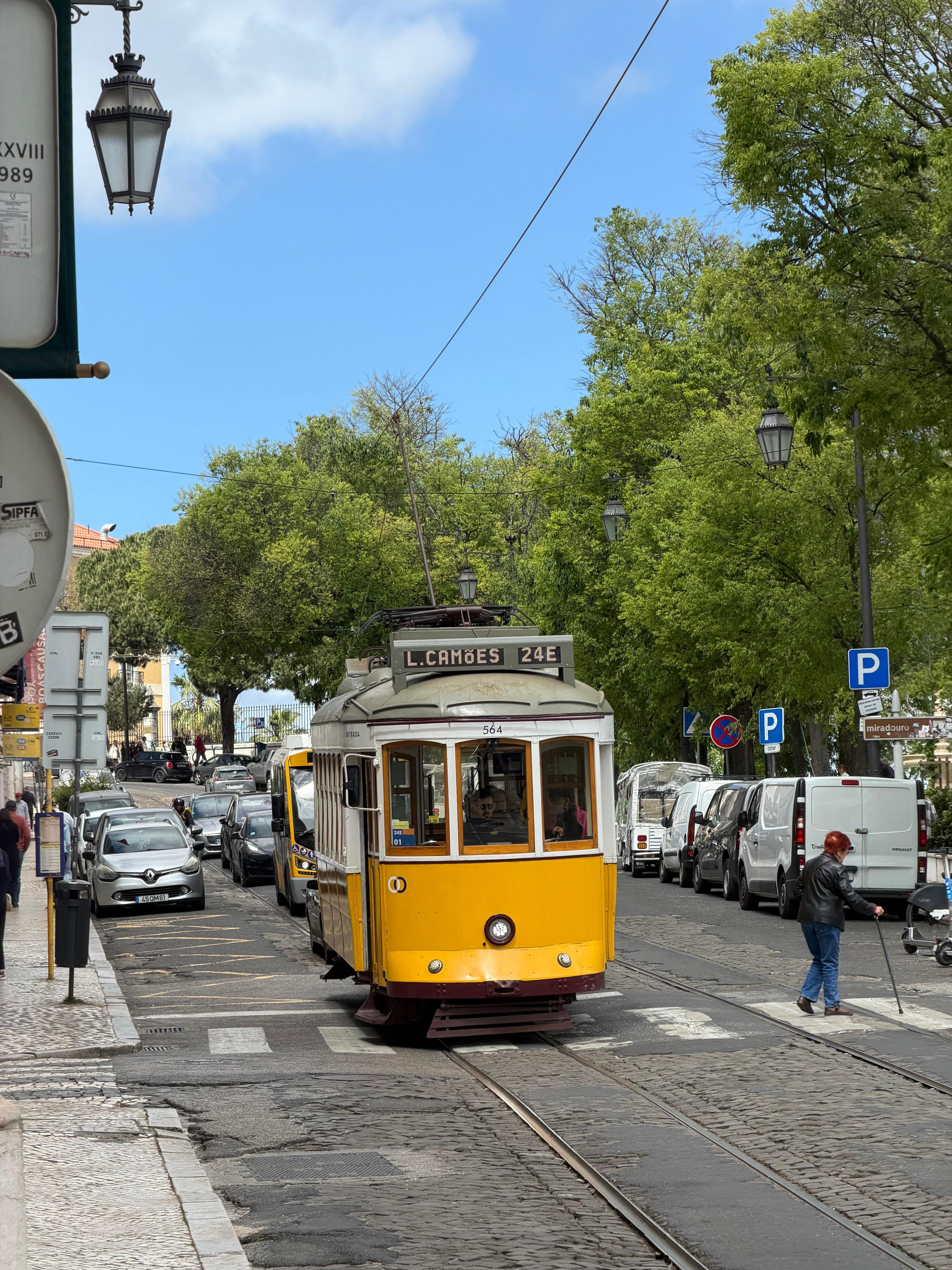 Streetcars and plenty of access to transit right outside the front door of the hotel. 