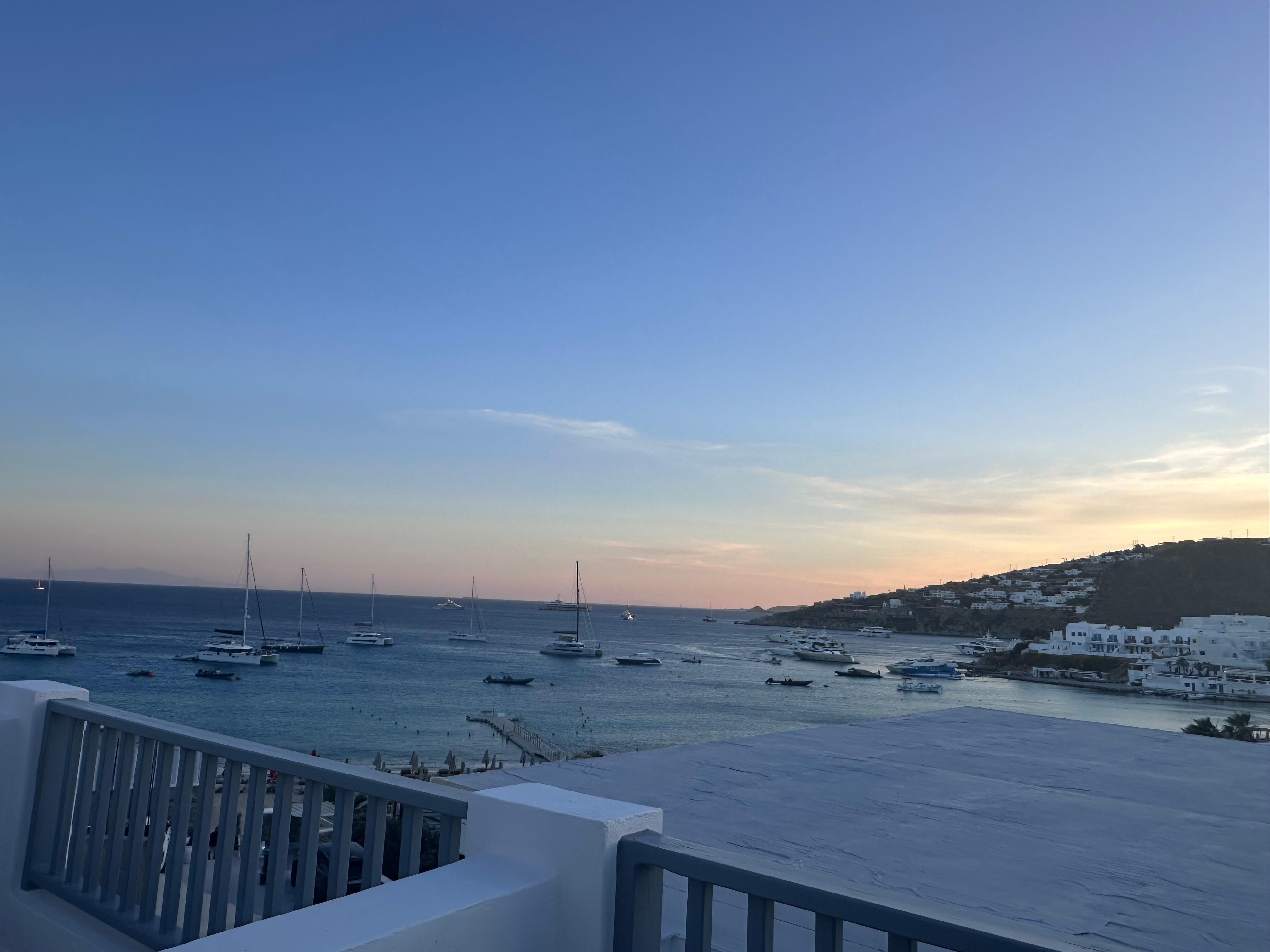 View from our room.