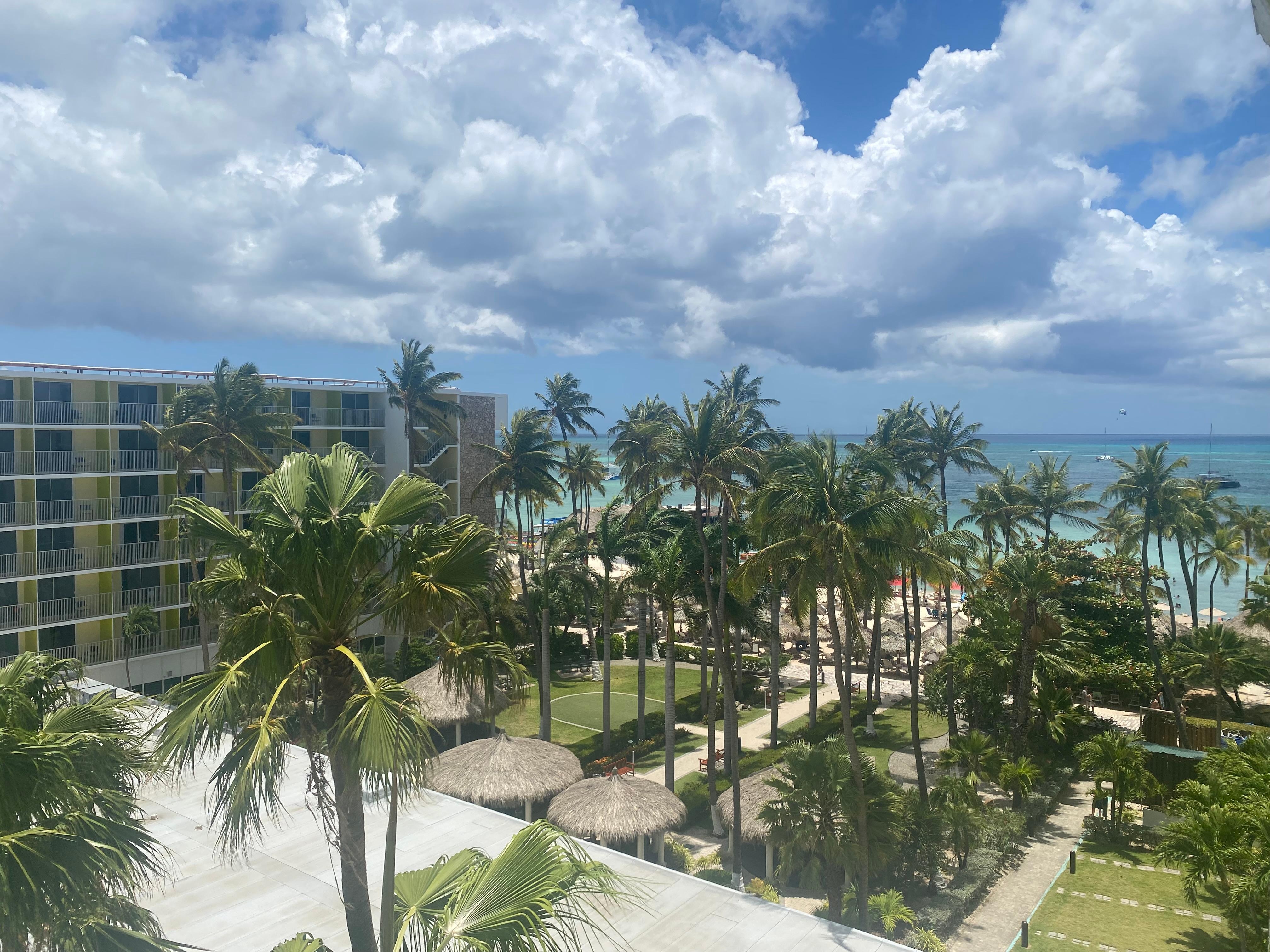 Resort view standard room and still had ocean views. Taken from Ocean Tower (middle tower)