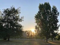 Sunset at the gite