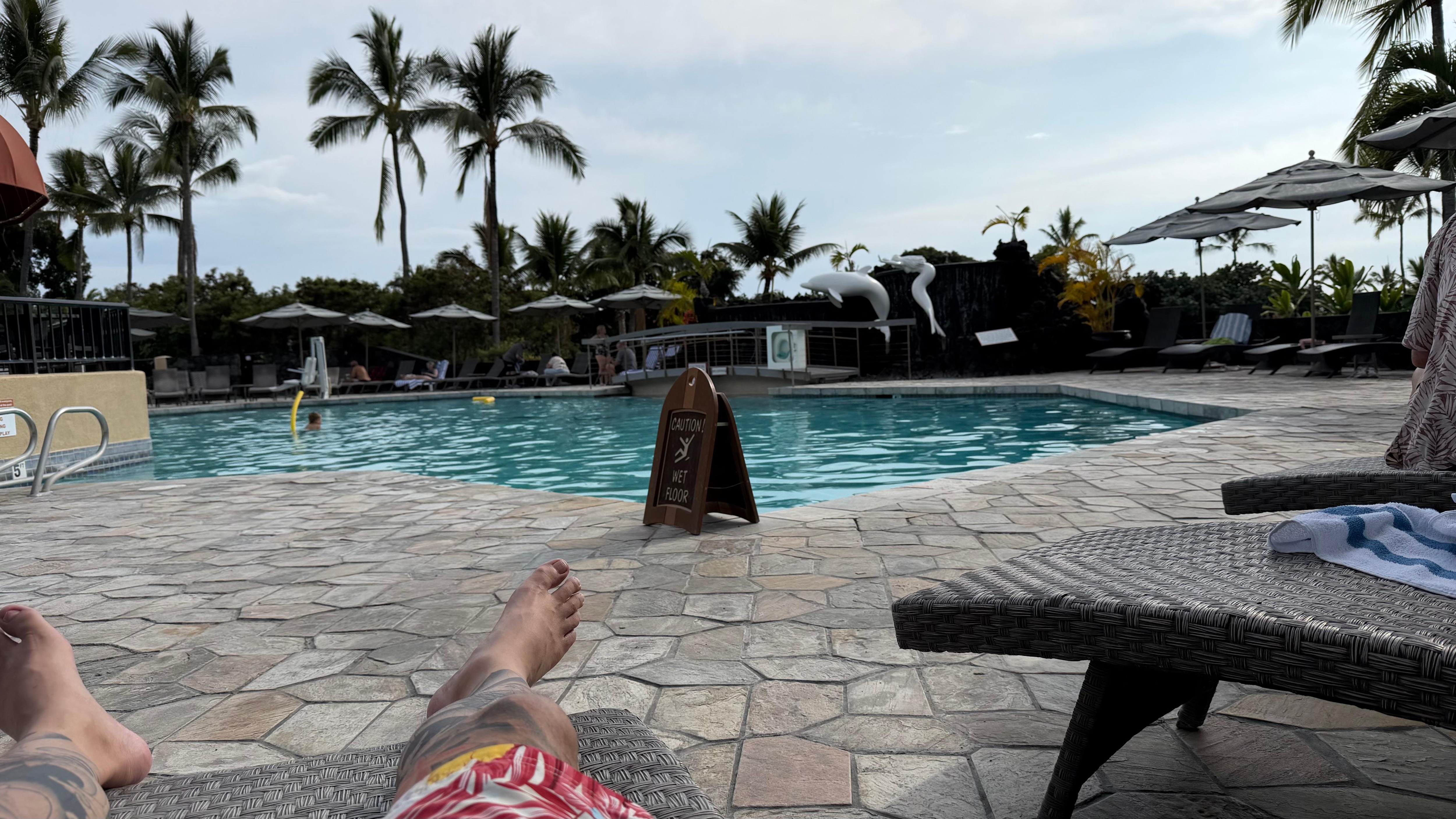 プールサイ  ド