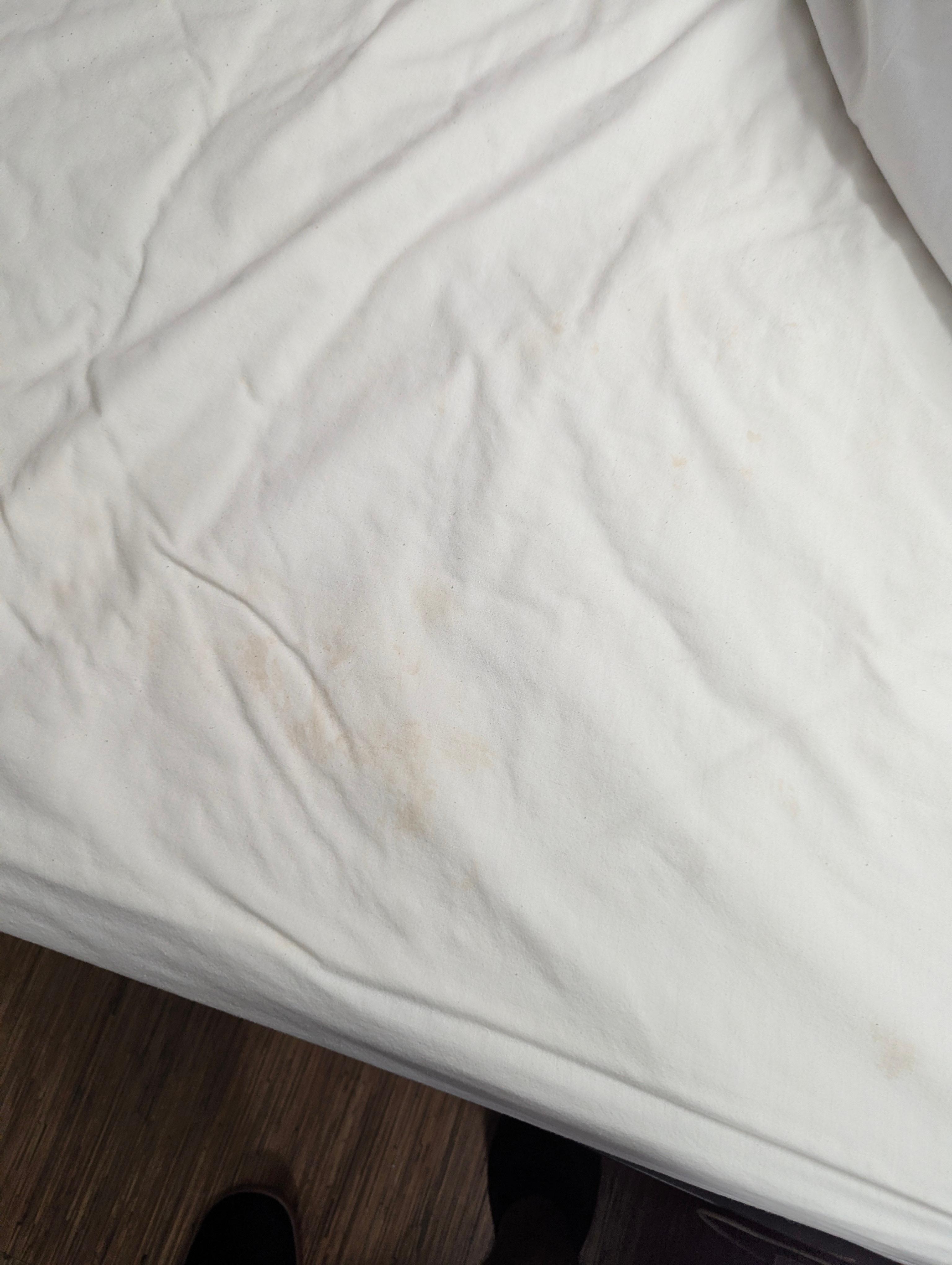 Stain on bed