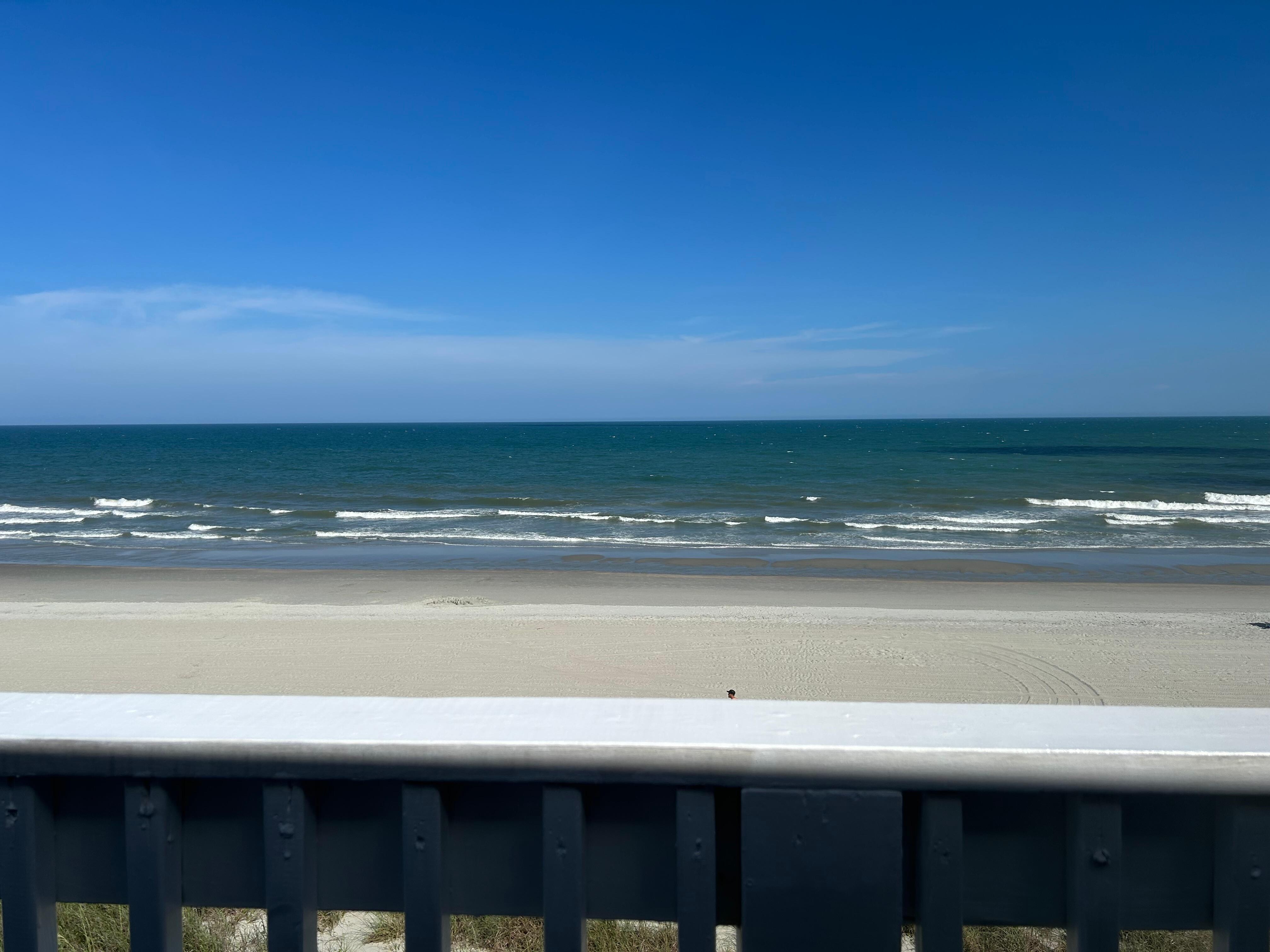 Balcony view from the Adirondack chairs.