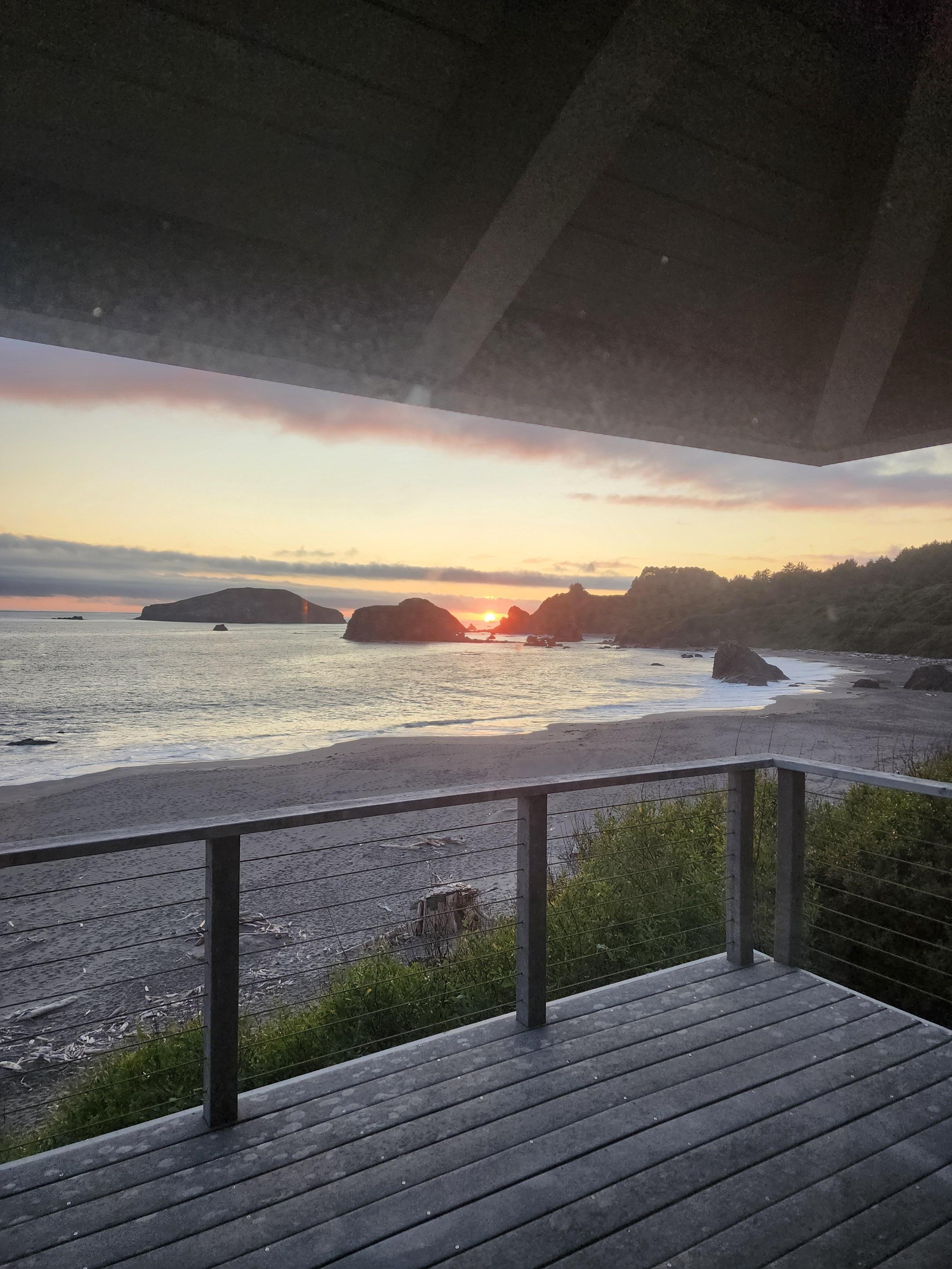 Evening on the balcony 