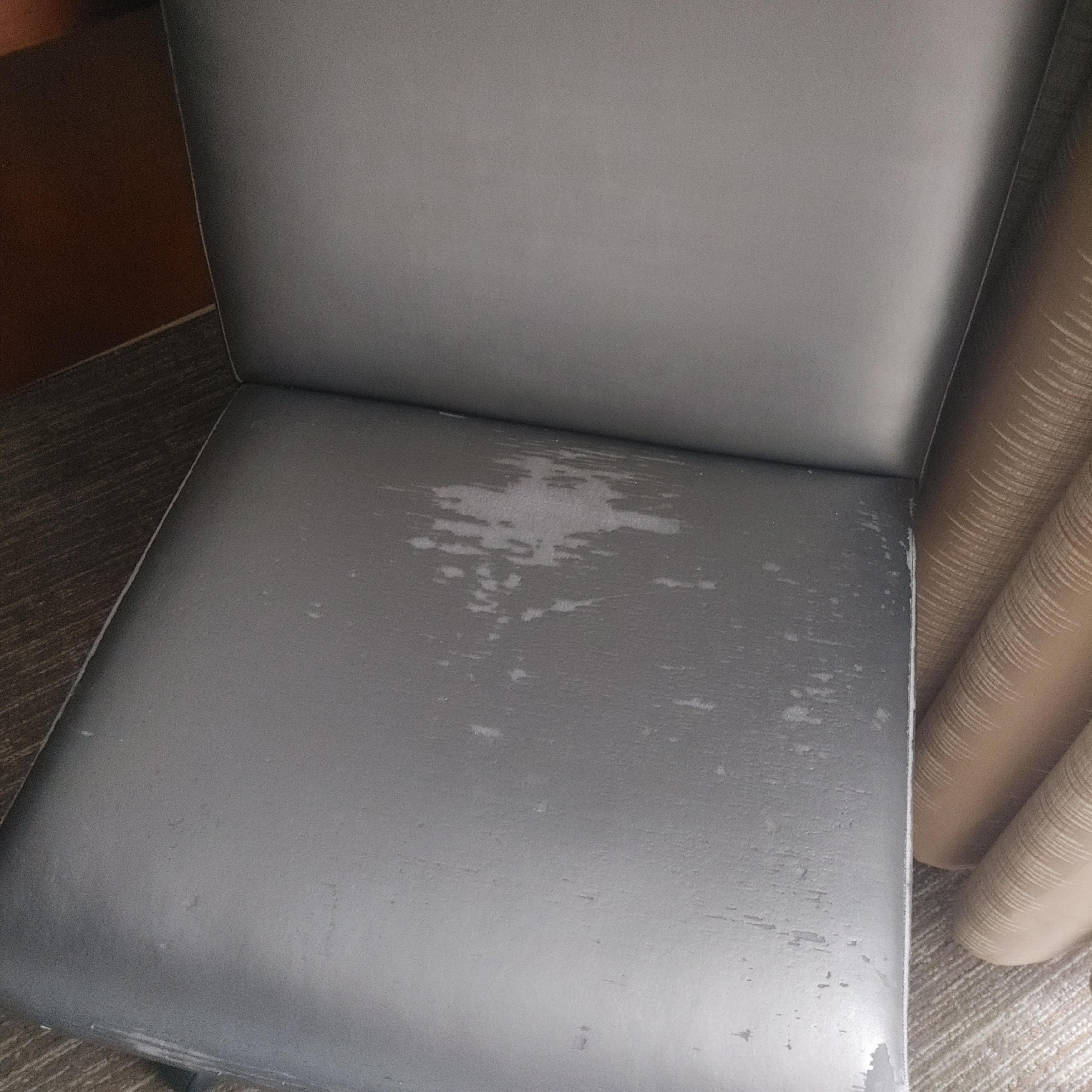 Old faded chair
