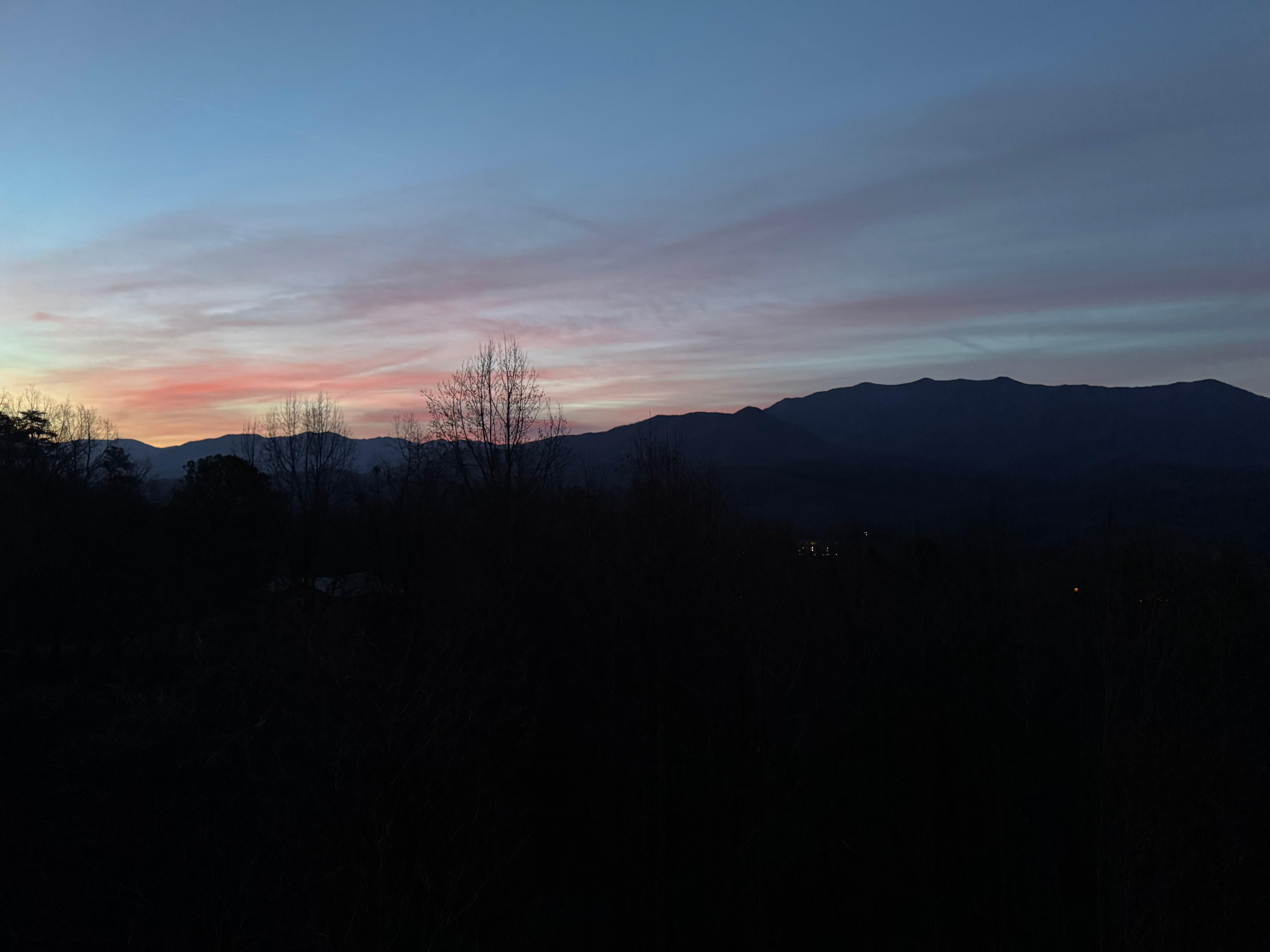 Morning views from the balcony/ hot tub 
