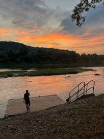 The sunset was beautiful!