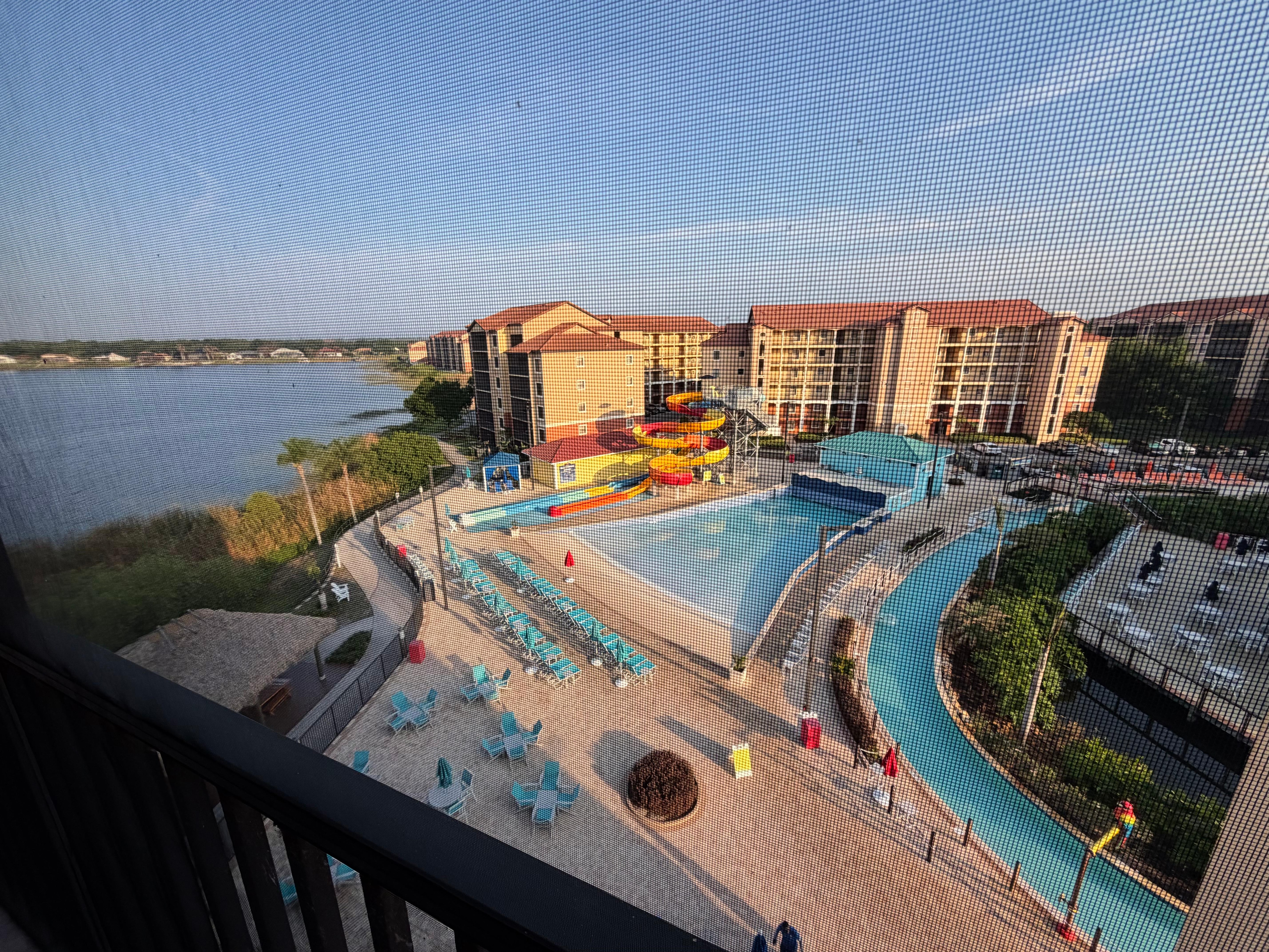 View from our balcony 