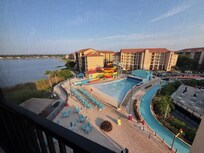 View from our balcony