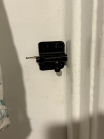 Locks on doors. Had to keep these locked at all times because another family had access to the home and were doing laundry while we were asleep or kids home alone.