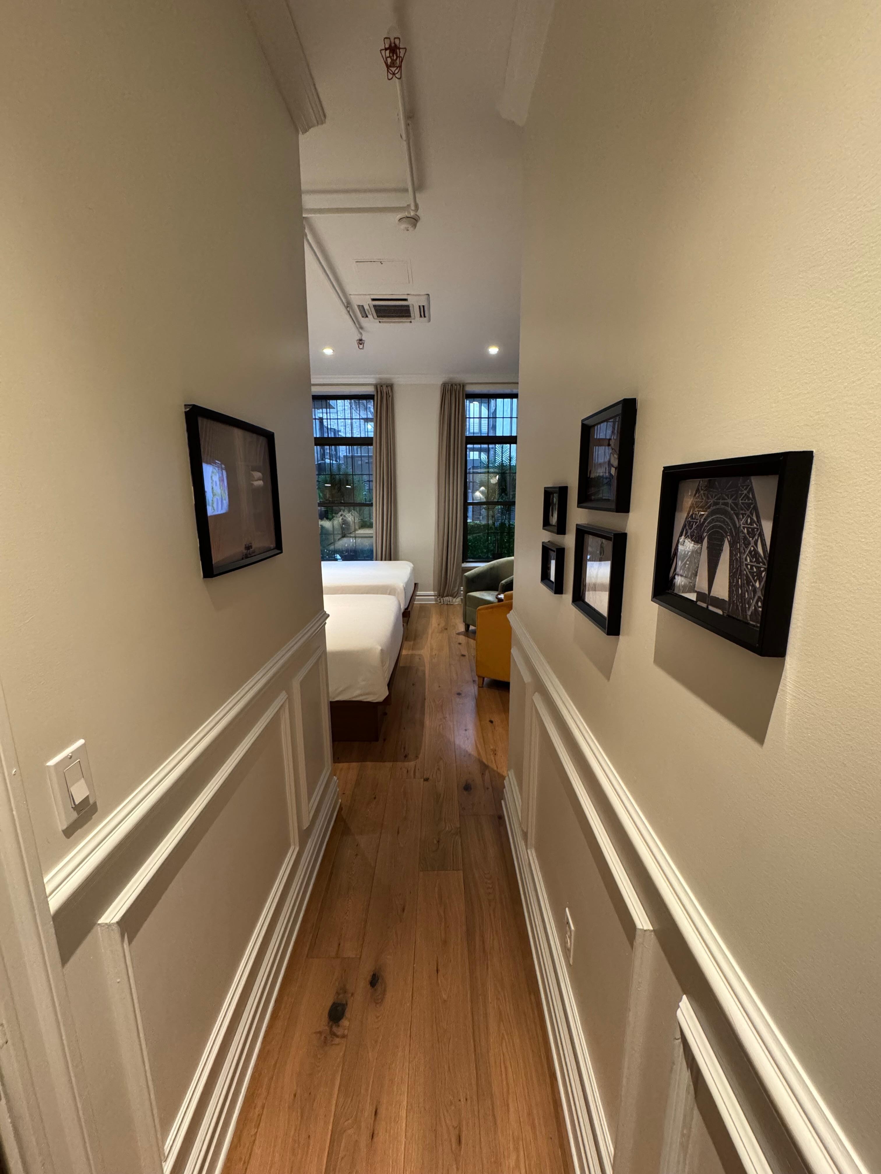 Room entryway.