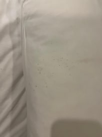 This was my pillow for 4 nights they didn’t change the bedding